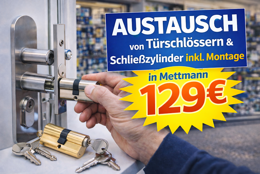 Austausch von Türschlössern und Schließzylindern in Mettmann Austausch von Türschlössern und Schließzylindern in Mettmann